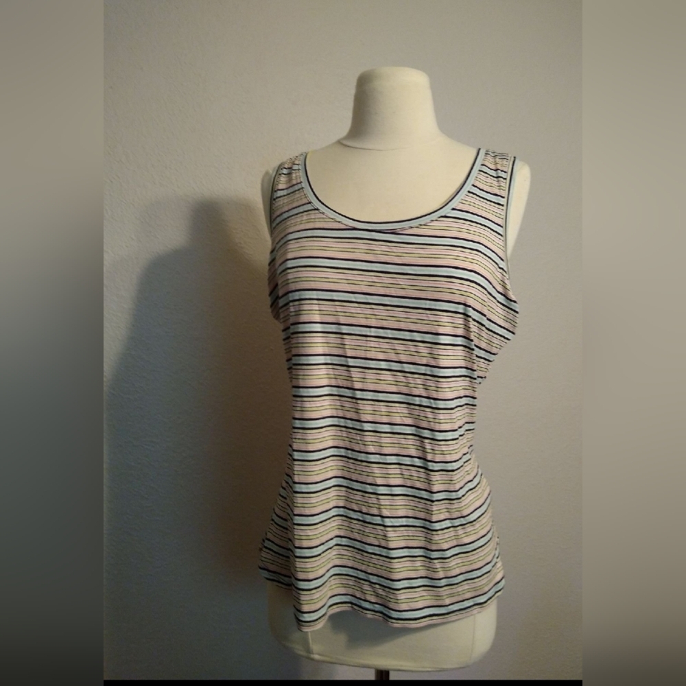 The Limited Womens Striped sleeveless top size Large